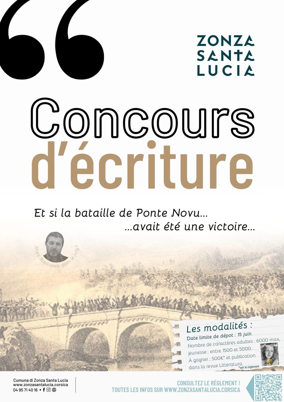 Réécrivez l’Histoire : Participez au concours d’écriture du tricentenaire de Pasquale Paoli ! 