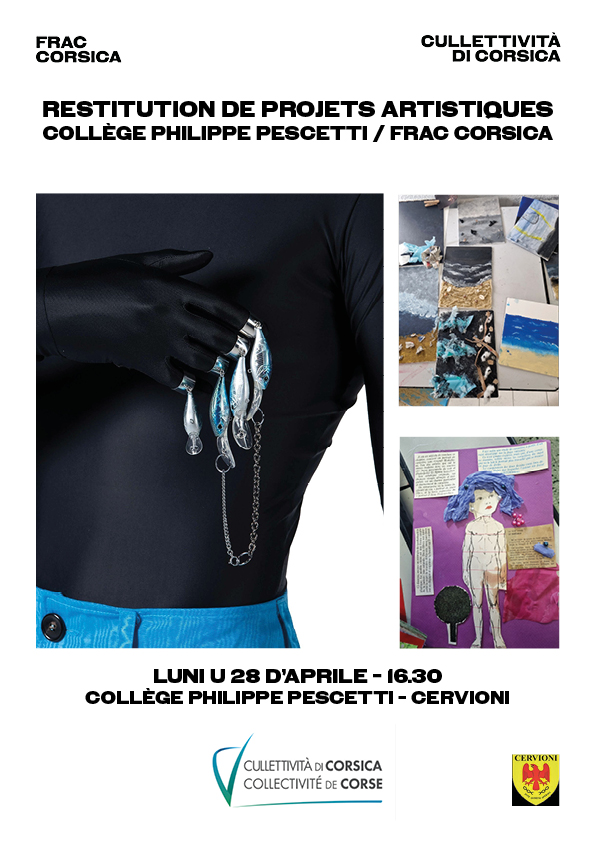 Retour en images : Restitution de projets artistiques Collège Philippe Pescetti / FRAC CORSICA - Cervioni le lundi 28 avril