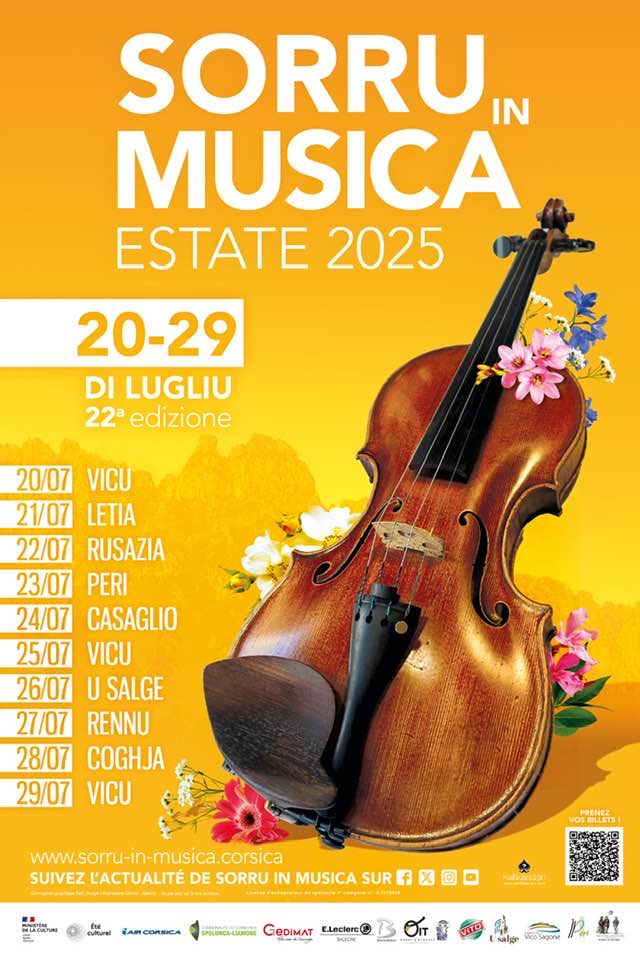 Festival "Sorru in Musica" - Vicu / Letia / Rusazia/ I Peri / Casaglio / U Salge / Rennu / Coghja Festival "Sorru in Musica" - Vicu / Letia / Rusazia/ I Peri / Casaglio / U Salge / Rennu / Coghja