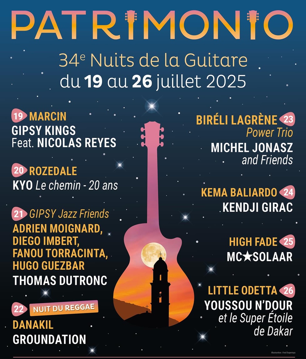 34ème nuits de la guitare de Patrimoniu