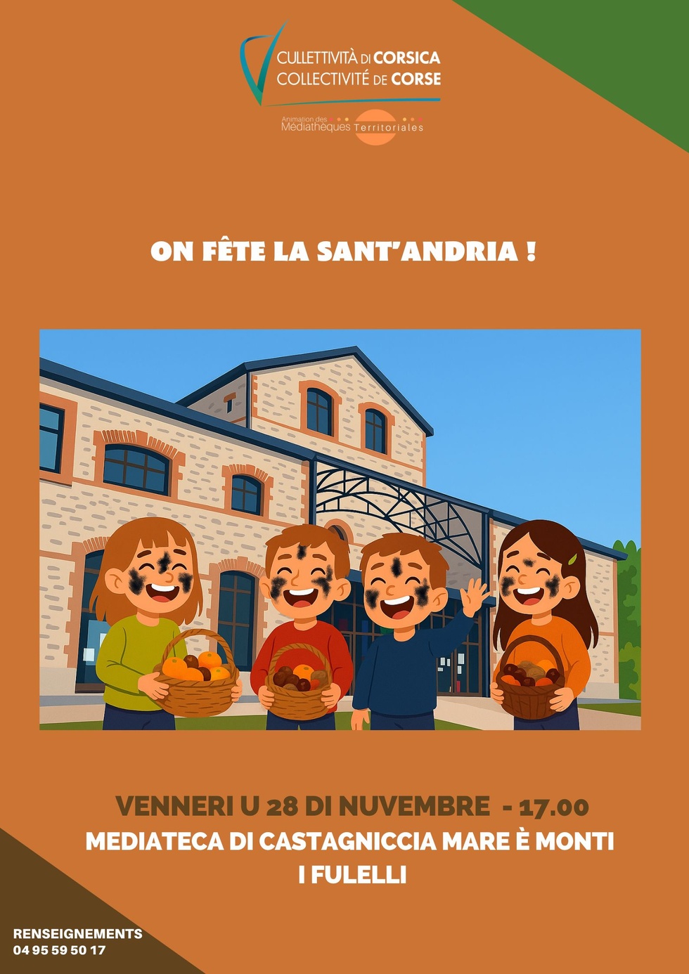 On fête la Sant’Andria ! - Médiathèque de Castagniccia Mare et Monti - I Fulelli On fête la Sant’Andria ! - Médiathèque de Castagniccia Mare et Monti - I Fulelli