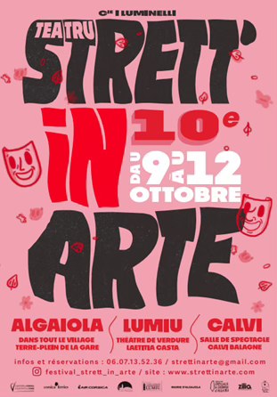 10e édition du Festival "Strett'in Arte" - L'Algaiola / Lumiu / Calvi 10e édition du Festival "Strett'in Arte" - L'Algaiola / Lumiu / Calvi