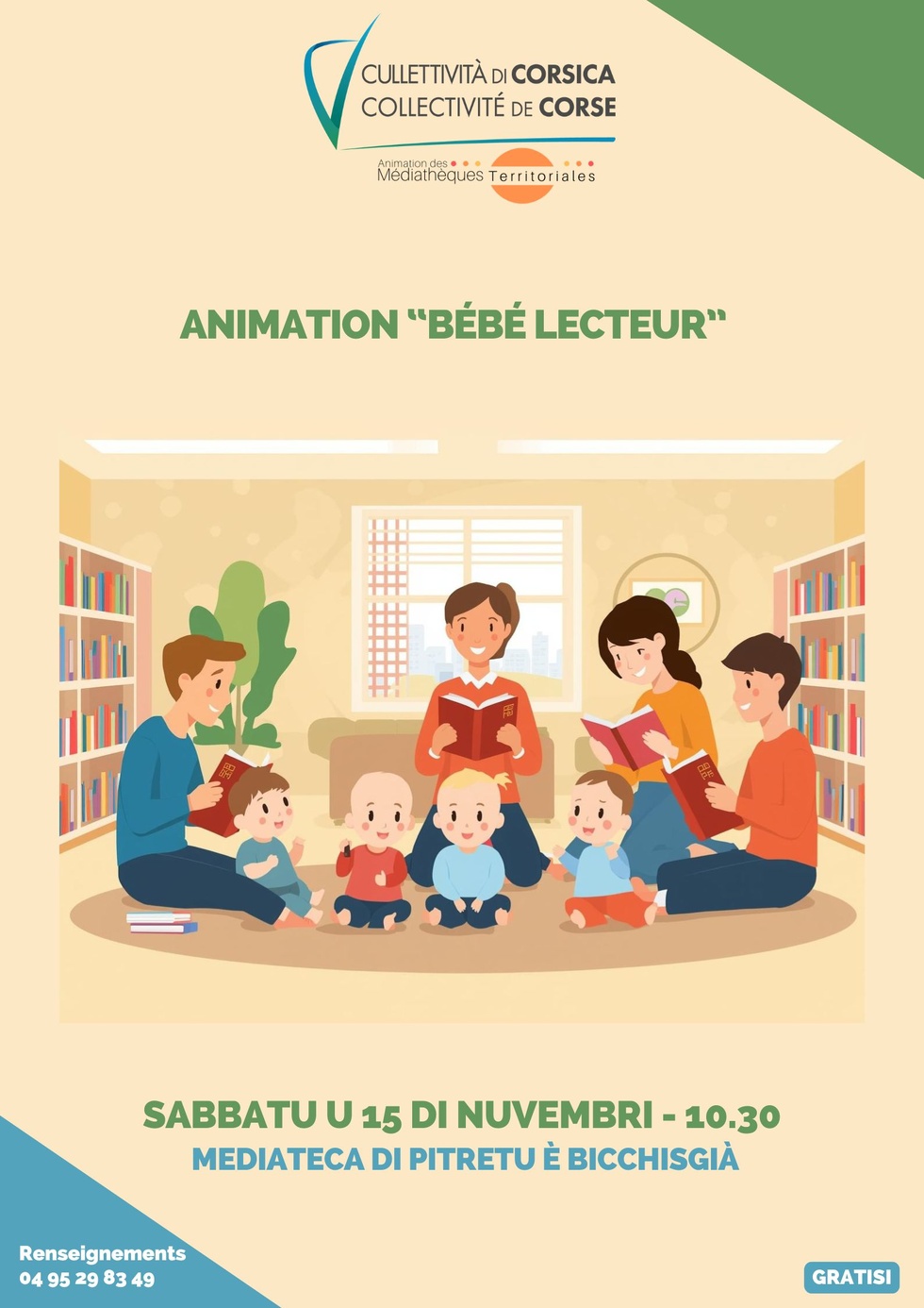 Animation bébé lecteur ! - Médiathèque - Pitretu è Bicchisgià