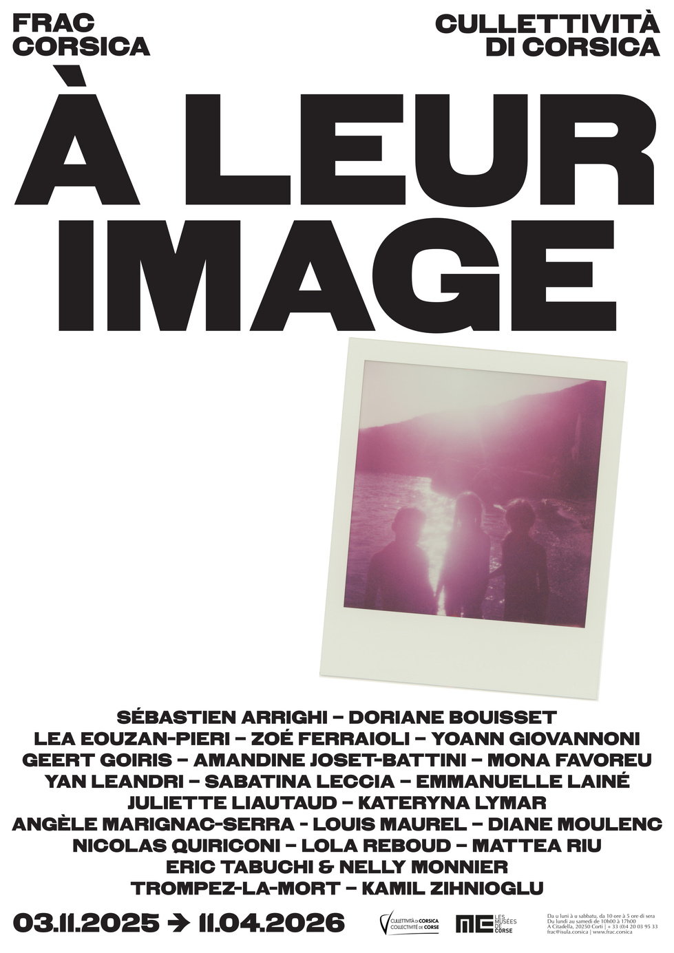 Retour en images sur le vernissage de l'exposition du FRAC Corsica "À leur image", en présence de Marie-Antoinette Maupertuis, Présidente de l'Assemblée de Corse et d'Anne-Laure Santucci, Conseillère exécutive en charge de la Culture  Retour en images sur le vernissage de l'exposition du FRAC Corsica "À leur image", en présence de Marie-Antoinette Maupertuis, Présidente de l'Assemblée de Corse et d'Anne-Laure Santucci, Conseillère exécutive en charge de la Culture