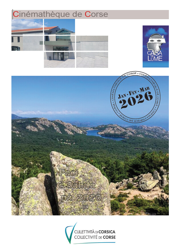Programmation de la Cinémathèque de Corse - Casa di Lume de janvier à mars