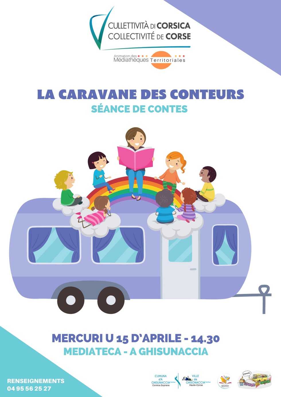 La caravane des conteurs : séance de contes - Mediateca - A Ghisunaccia La caravane des conteurs : séance de contes - Mediateca - A Ghisunaccia