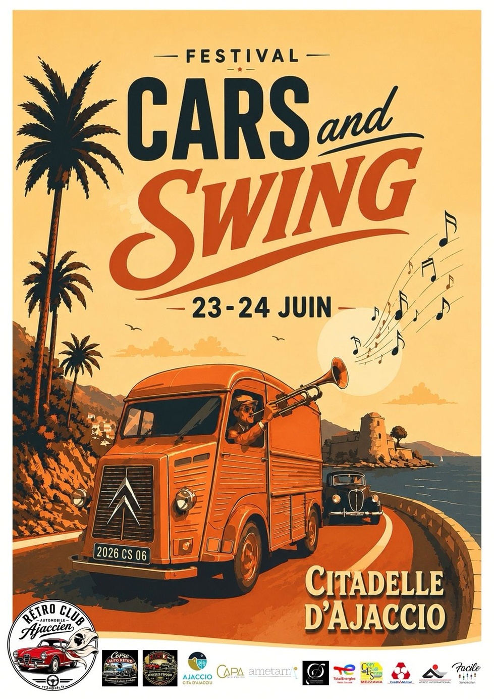 Festival Cars and Swing - Citadelle Miollis - Aiacciu