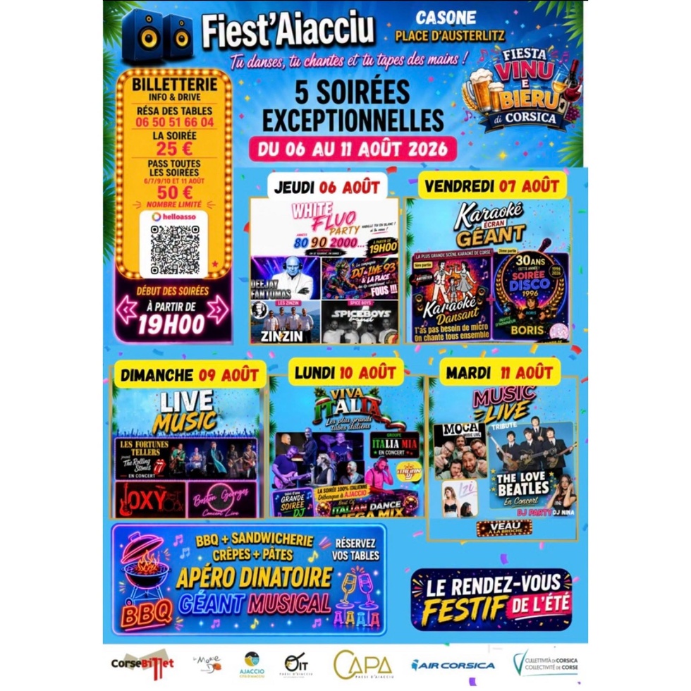 Fiest'Aiacciu - Théâtre de verdure du Casone