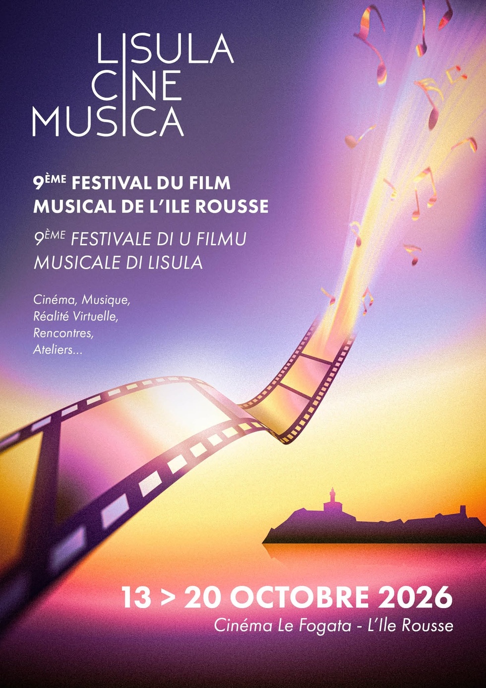 9e édition du Festival du film musical "Lisula CineMusica" - Cinéma Le Fogata - Lisula