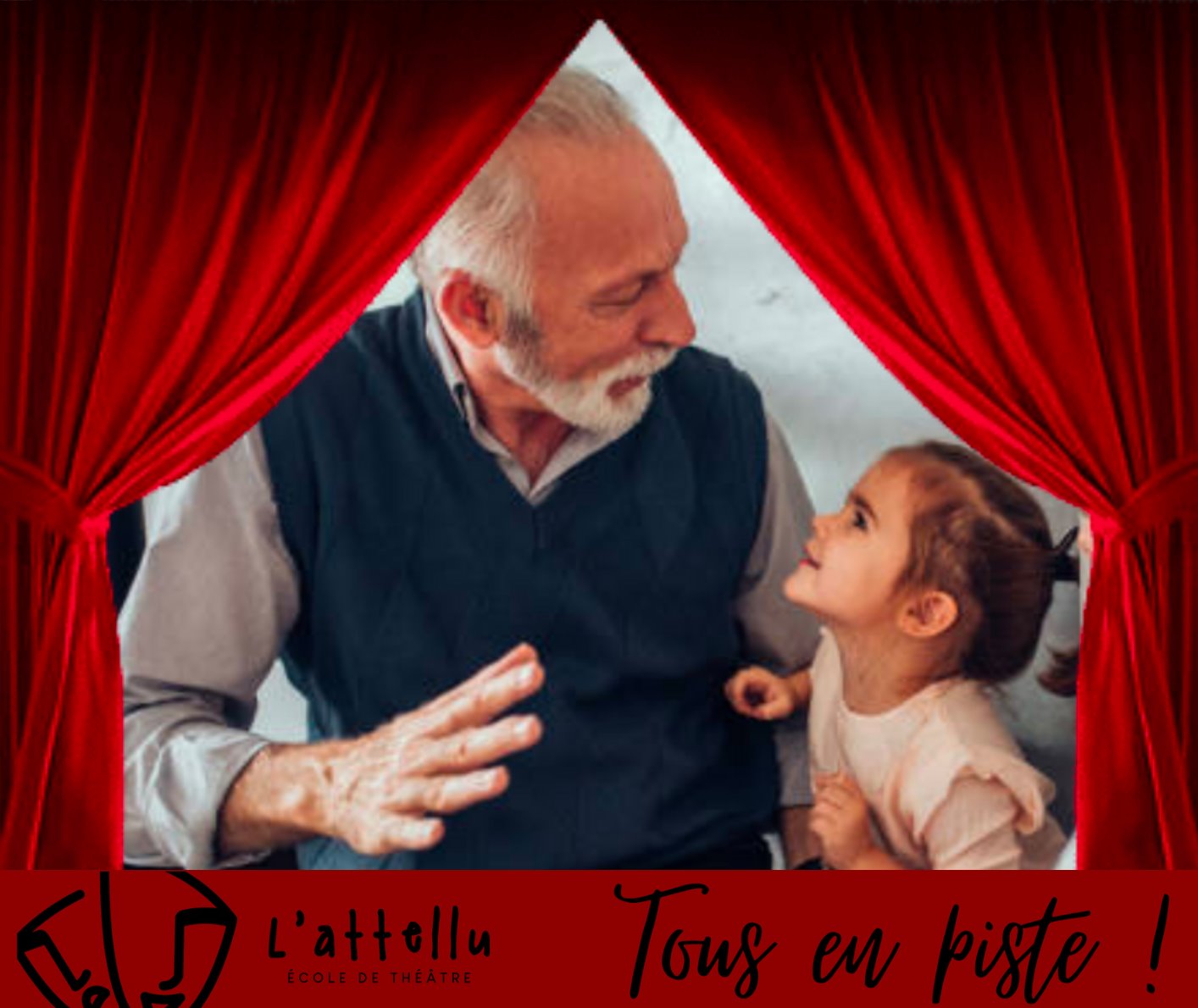 Stages de "Visio Théâtre" inter-générationnels proposés par L'Attellu 