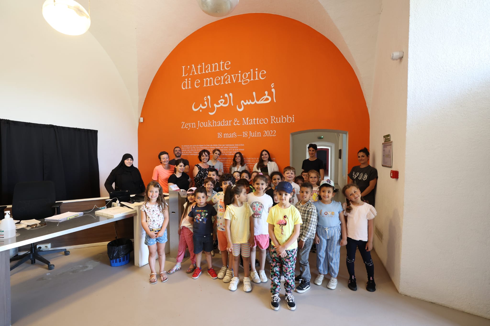 Médiation culturelle du Frac Corsica autour de l'exposition du Frac Corsica: "L’atlante di e meraviglie" des artistes Matteo Rubbi et Zeyn Joukhadar