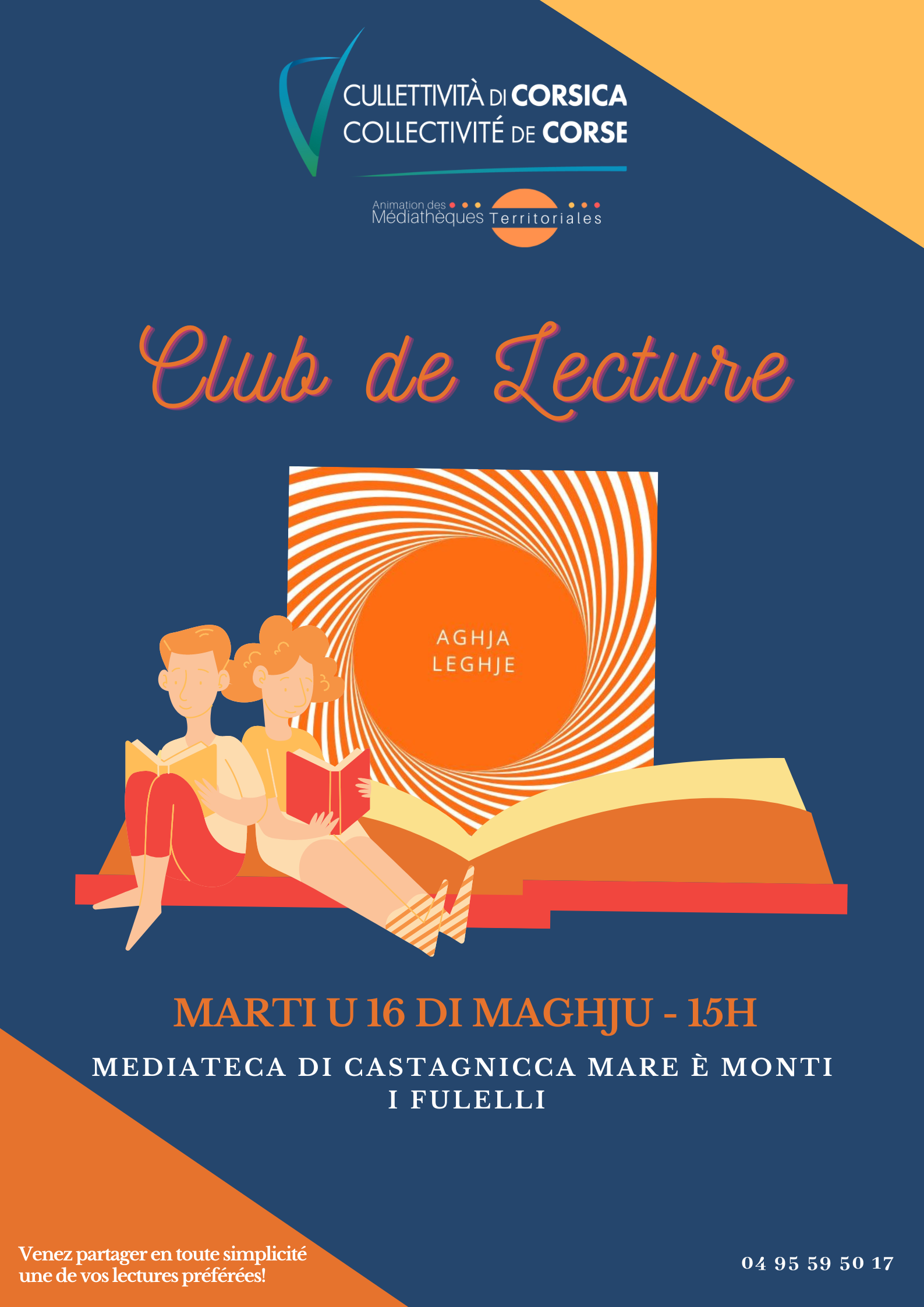 Aghja Leghje / Club de lecture - Médiathèque de Castagniccia Mare è Monti - I Fulelli