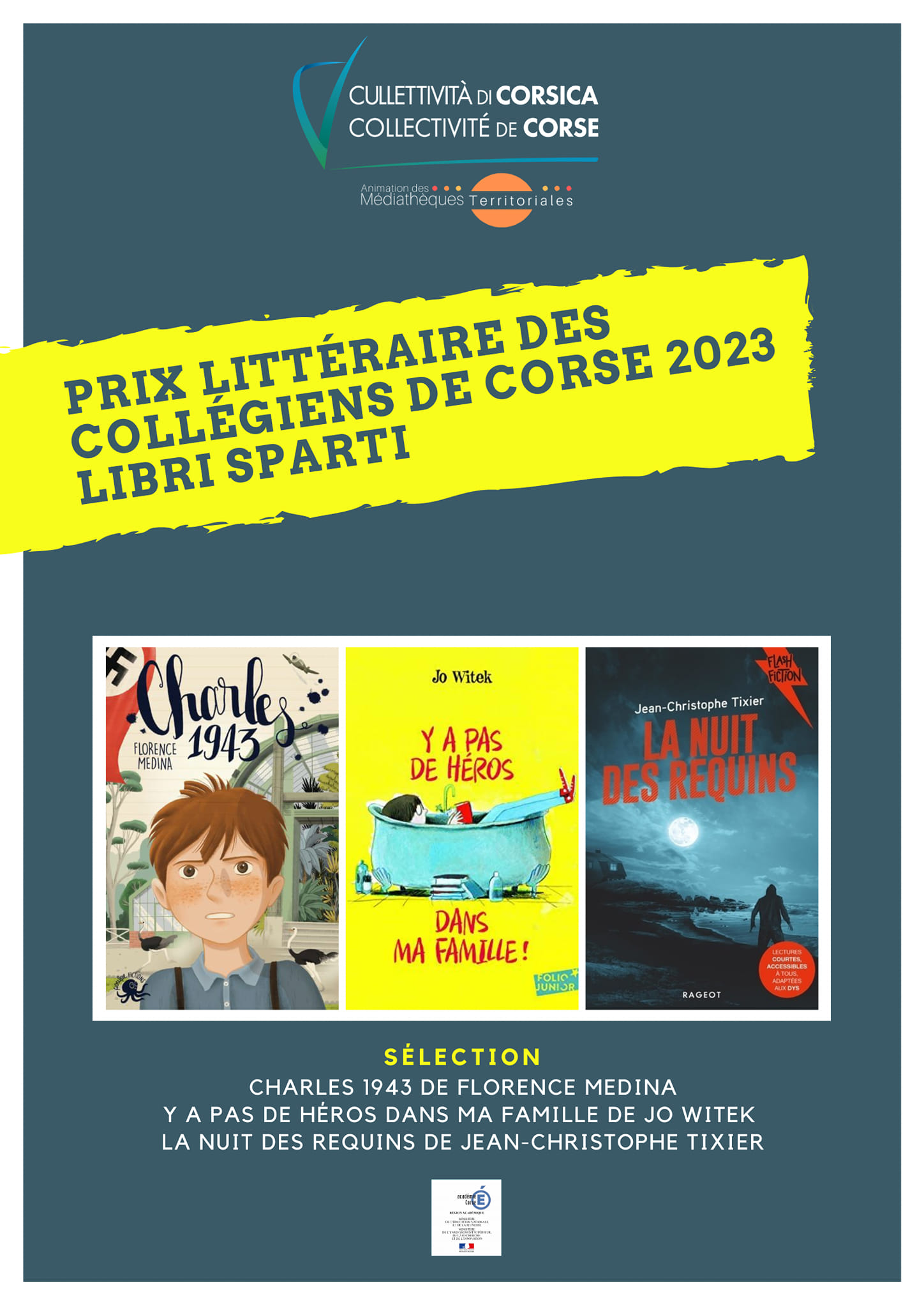 Réalisation d'un booktube au collège de Purtichju dans le cadre du Prix littéraire des collégiens de Corse "Libri Sparti"