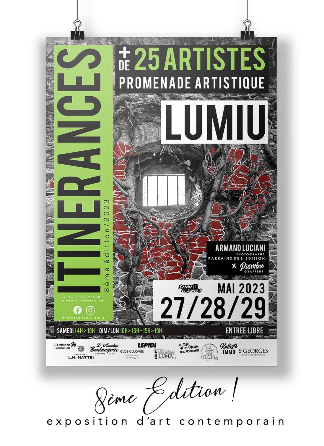 8ème édition de l'exposition collective "Itinérances" - Lumiu