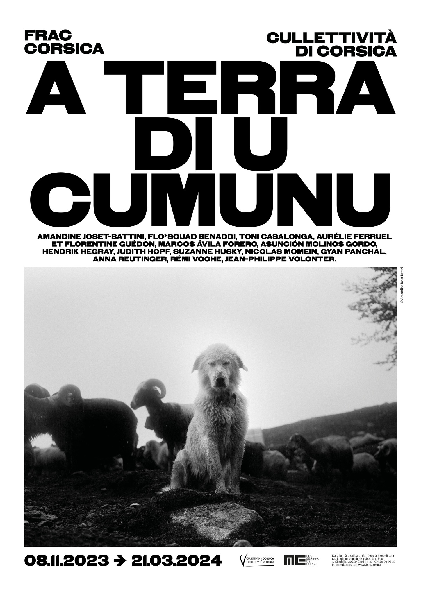 Nouvelle exposition du FRAC Corsica  "A terra di u cumunu"