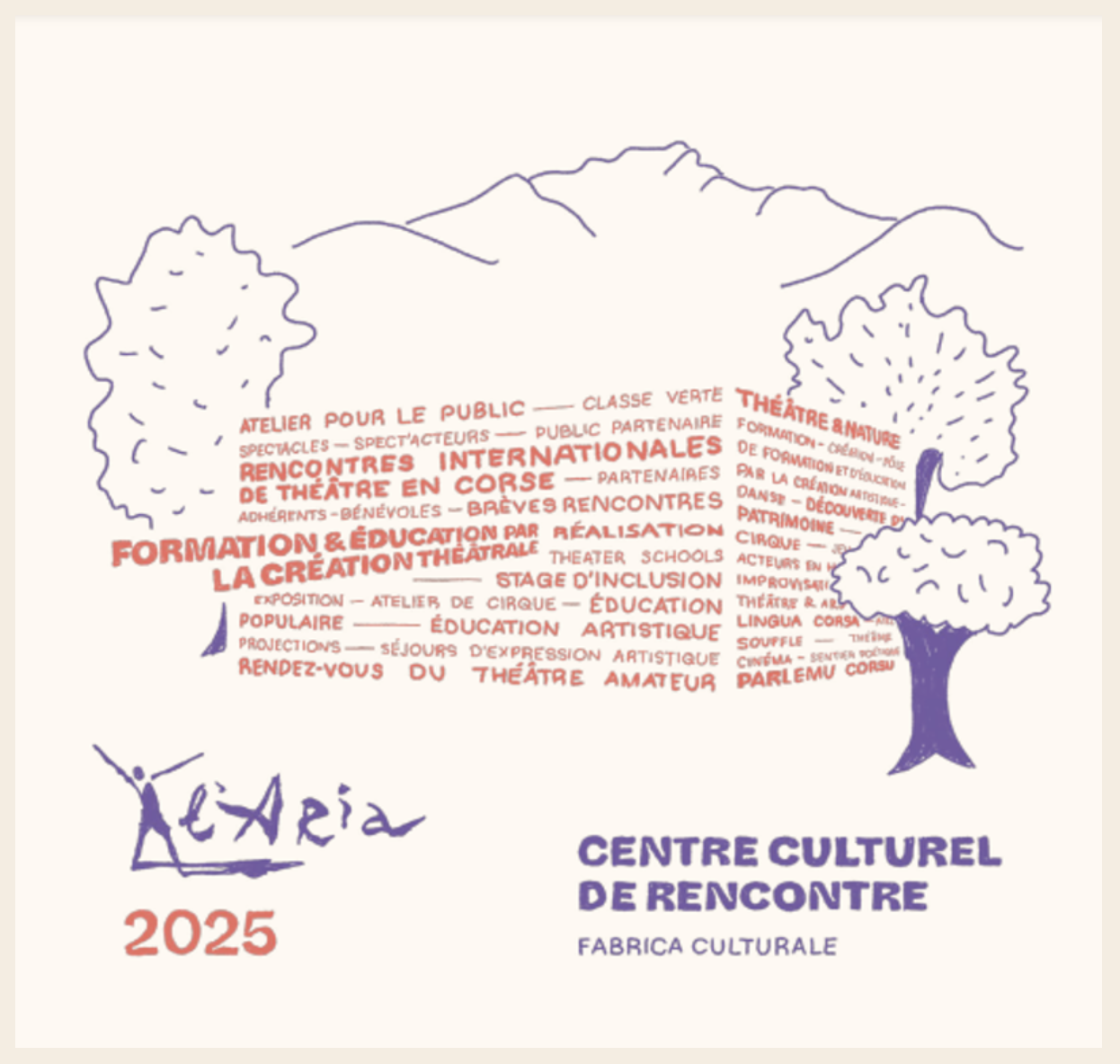 Programmation culturelle de L'Aria Corse - Pioghjula Programmation culturelle de L'Aria Corse - Pioghjula