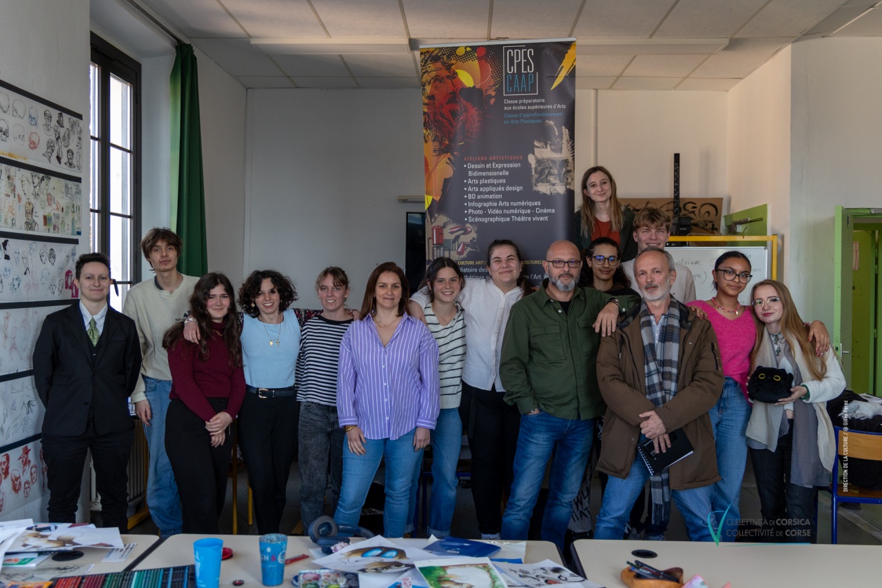 Retour en images sur le 4ème module de la masterclass littérature et illustration jeunesse avec la classe prépa arts du lycée Clémenceau de Sartè les 25 et 26 mars