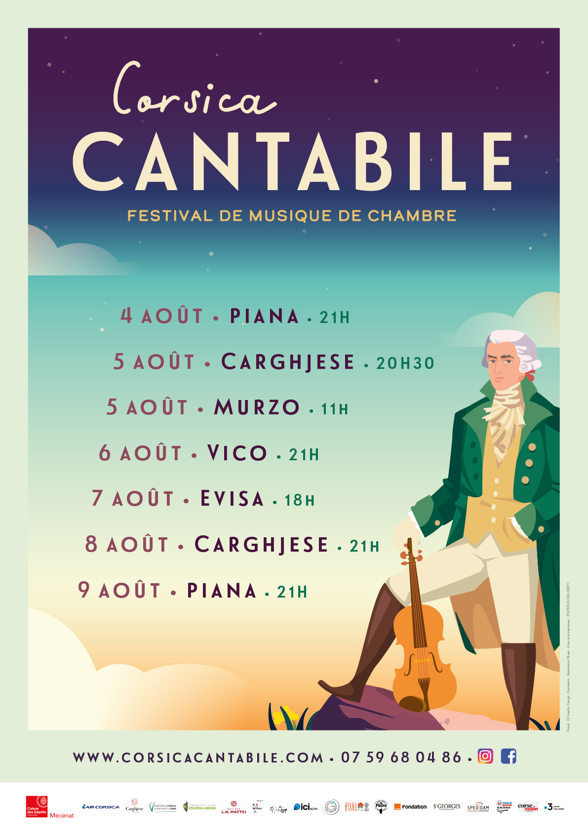 4ème édition du Festival "Corsica Cantabile" - A Piana / Carghjese / Vicu / Murzu / Evisa / Paesolu d’Aitone