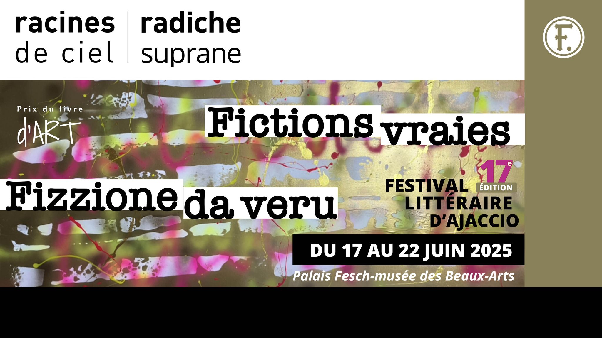 17ème édition du festival littéraire Racines de ciel - Palais Fesch - Aiacciu
