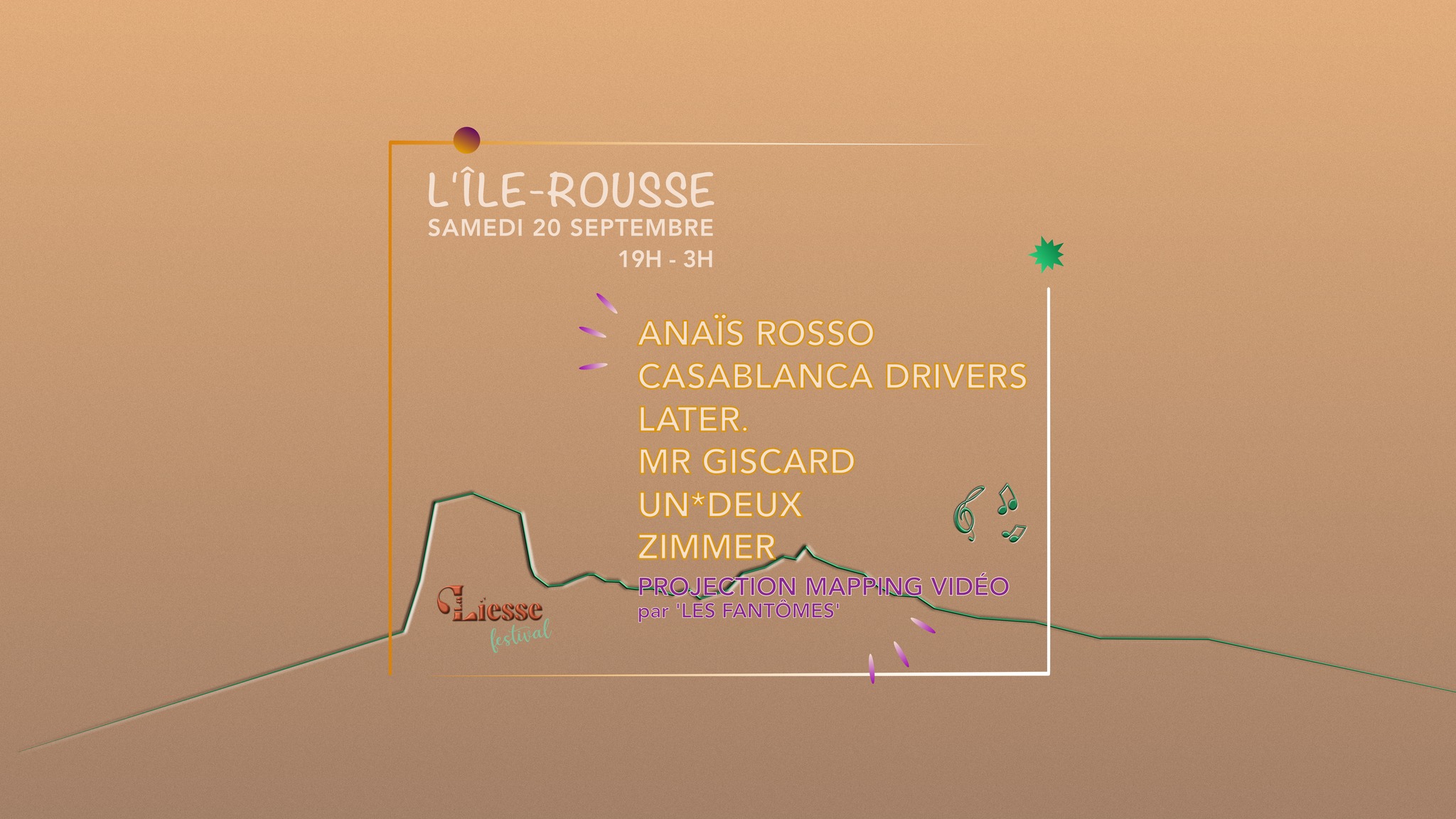​La Liesse Festival : Concerts live & DJ sets,Projection mapping vidéo ... - Cinéma Le Fogata - Lisula