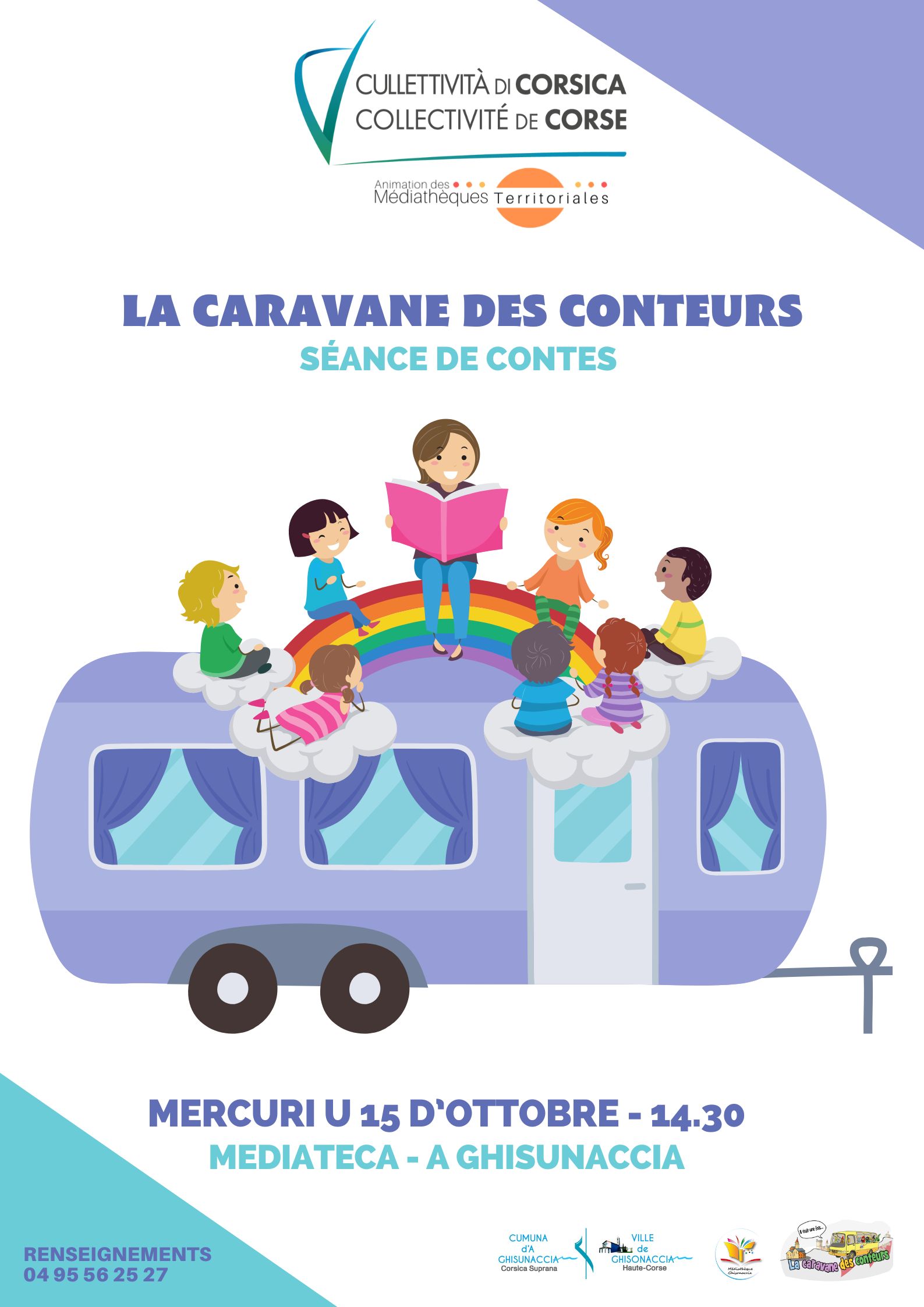 La caravane des conteurs : séance de contes - Mediateca - A Ghisunaccia