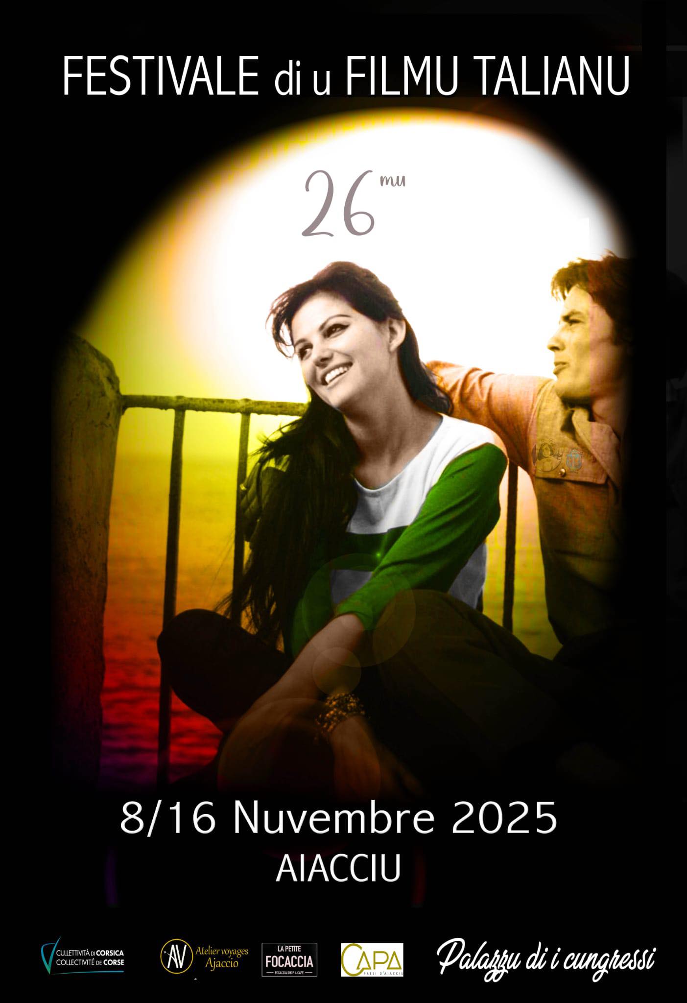 26ème édition du Festival du film italien d'Aiacciu