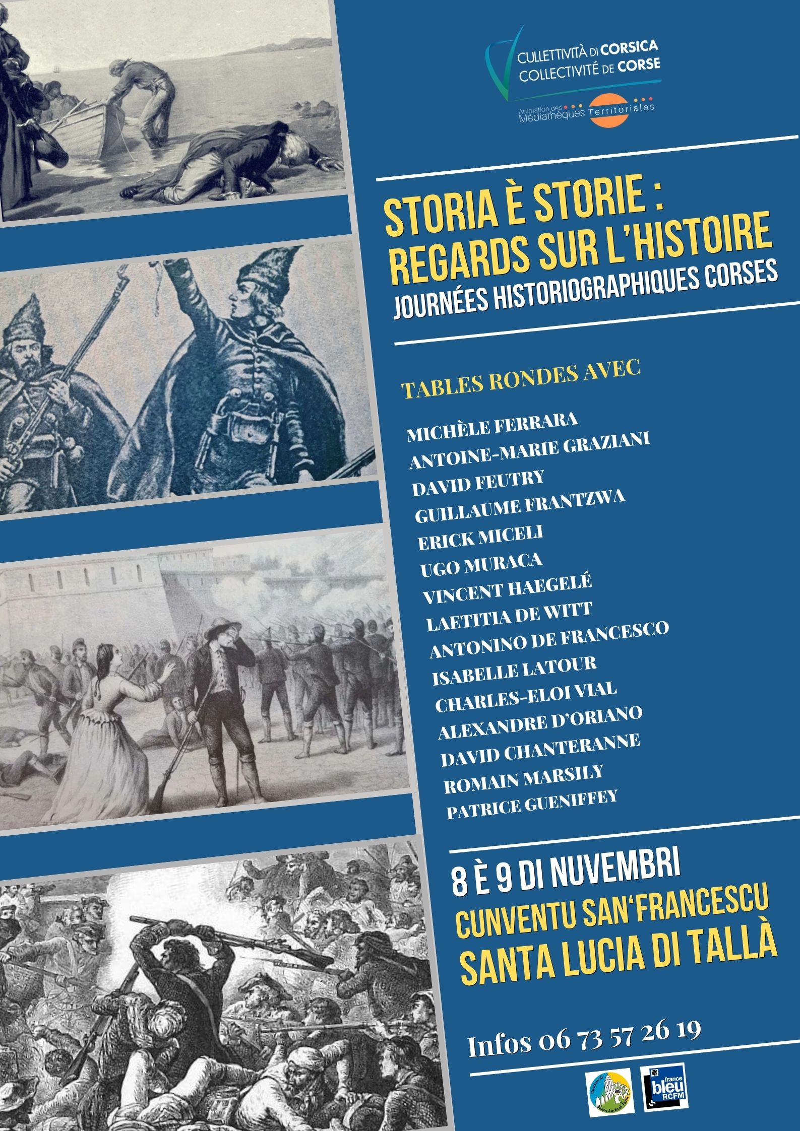 Retour en images sur les Journées historiographiques corses organisées par la Collectivité de Corse - Direction de la Culture"