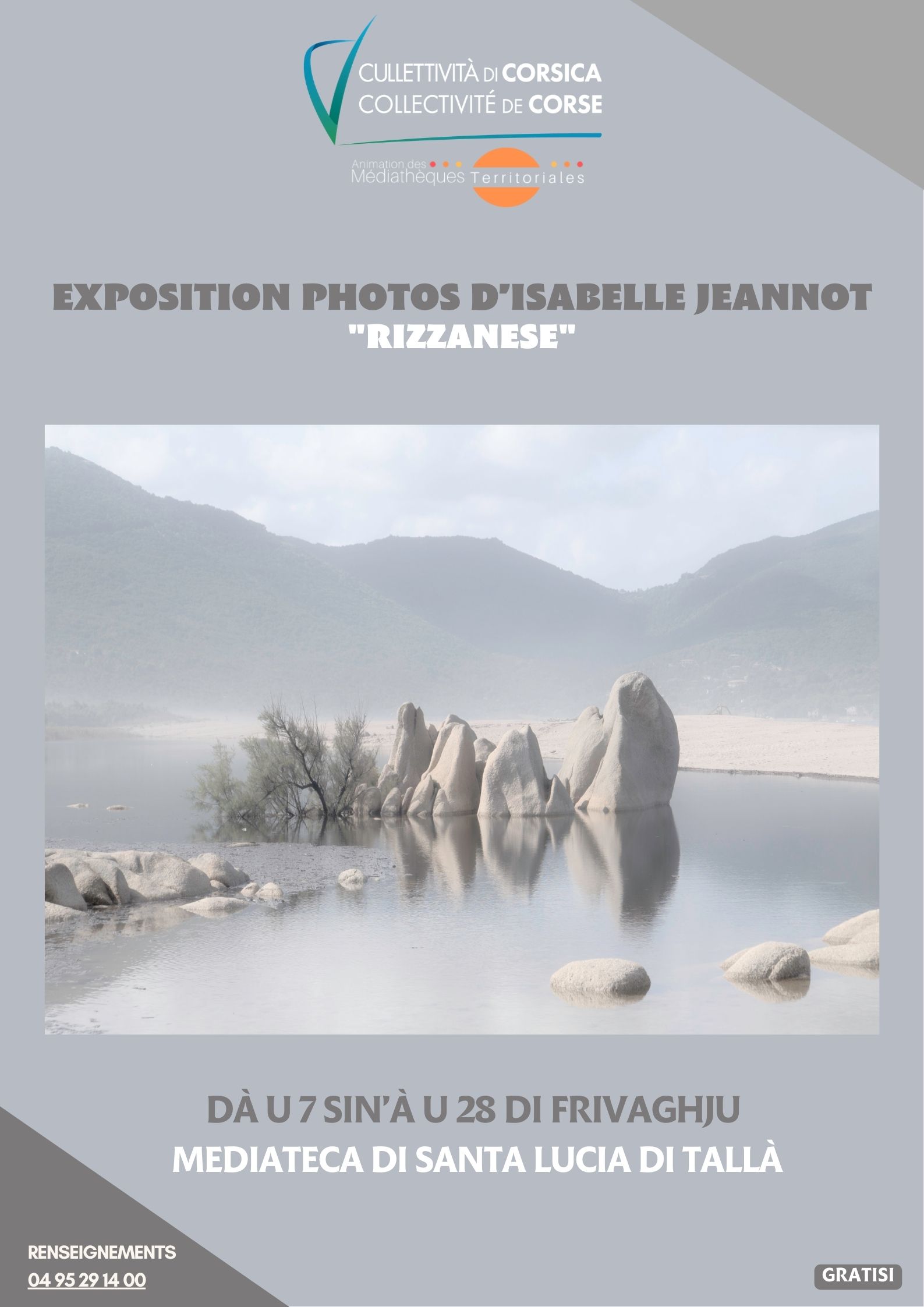 Exposition photos d’Isabelle Jeannot : "Rizzanese" - Mediateca territuriale di Santa Lucia di Tallà