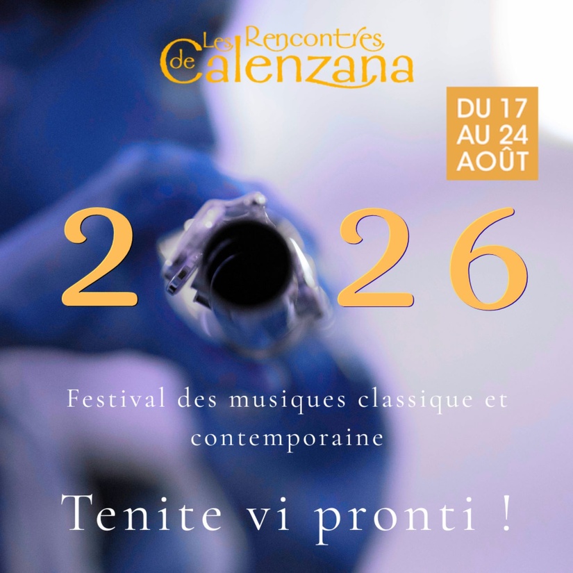 26e édition du Festival "Les Rencontres de Calenzana" 