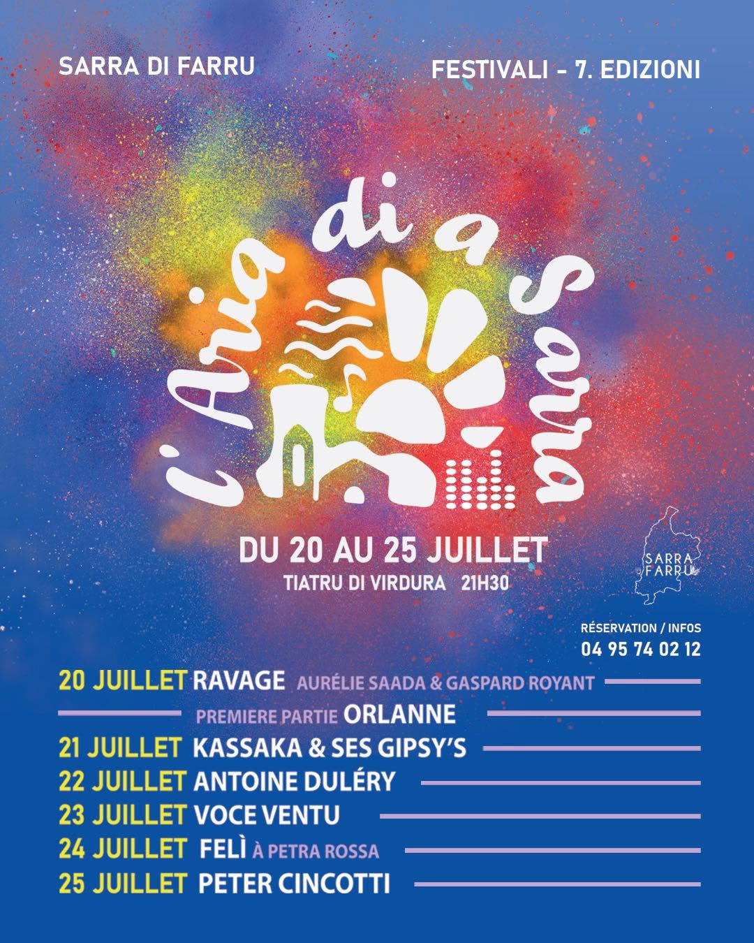 Festival L’Aria di a Sarra : Statinali - Théâtre de verdure - A Sarra di Farru