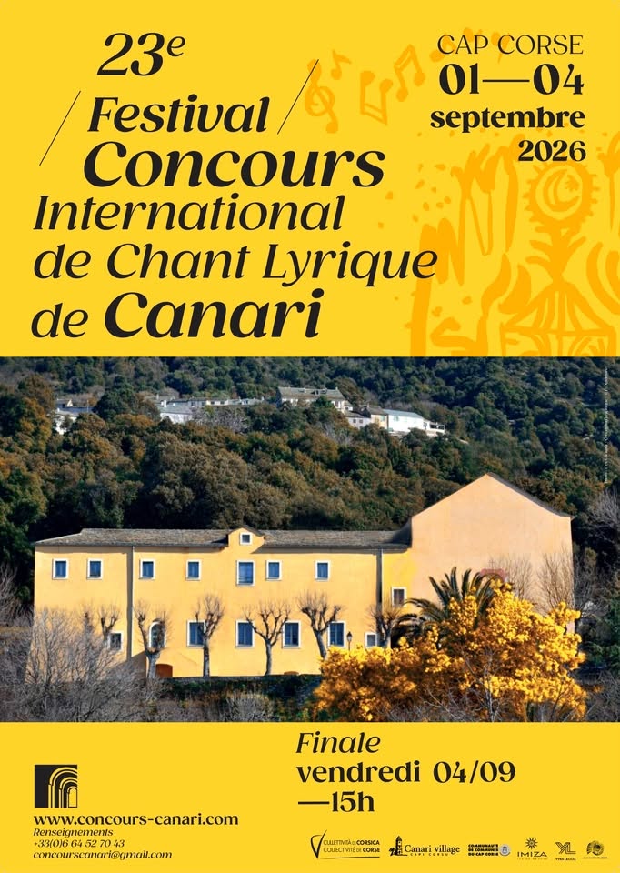 23ème édition du Festival International de Chant Lyrique de Canari 
