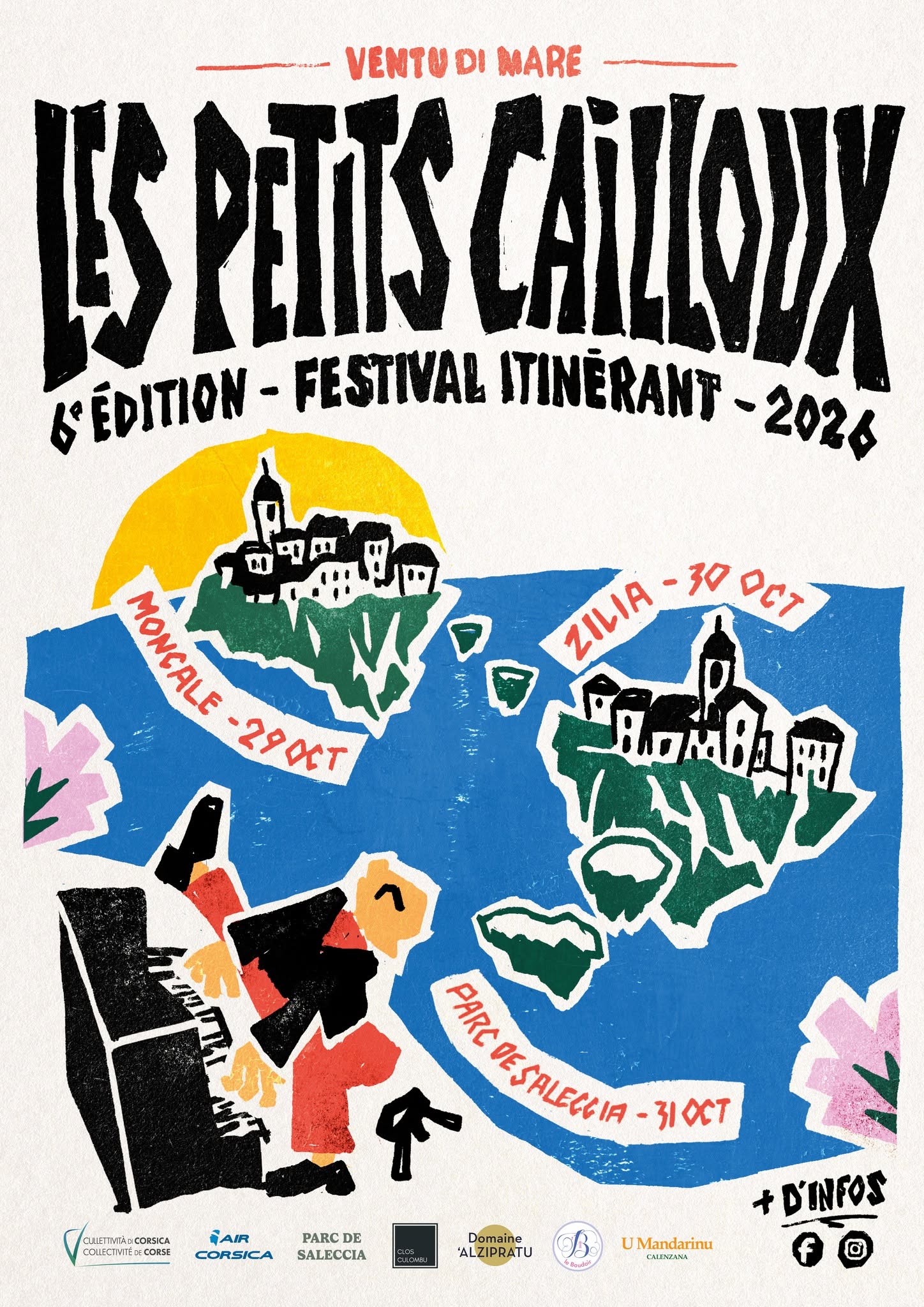 6e édition du Festival itinérant "Les petits cailloux" - Zilia / U Mucale / Parc de Saleccia  