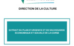 Extrait du Plan d’urgence et de sauvegarde économique et sociale de la Corse