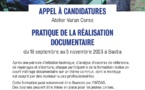 Atelier de réalisation de films documentaires proposé par les Ateliers Varan du 18 septembre au 5 novembre à Bastia !