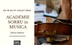 "Sorru in Musica" > Ouverture des inscriptions à l'Académie de musique !