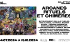 Reportage à l'occasion de l'inauguration de la nouvelle exposition du FRAC Corsica "Arcanes, Rituels et Chimères" qui a eu lieu à Corti le 3 juillet 2024. 