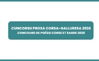 Cuncorsu Prosa corsa-galluresa 2026 / Concours de poésie corse et sarde 2026