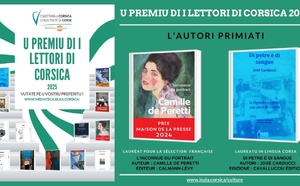 PREMIU DI I LETTORI DI CORSICA 2025 : L'AUTORI PRIMIATI