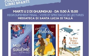 Retour en images sur le regroupement final du prix littéraire des collégiens de Corse "Libri Sparti" 2026 ( Vote et spectacle de lectures) - Mediateca territuriale di Santa Lucia di Tallà