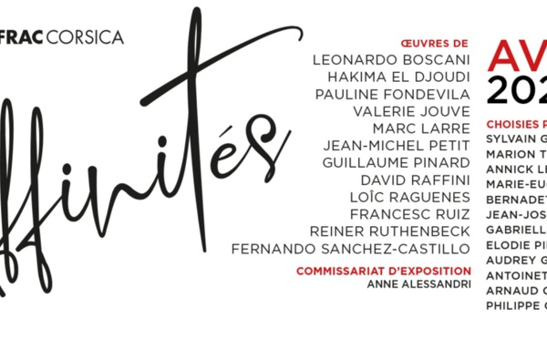 Découvrez la visite virtuelle de l'exposition "Affinités" proposée par le FRAC de Corse 
