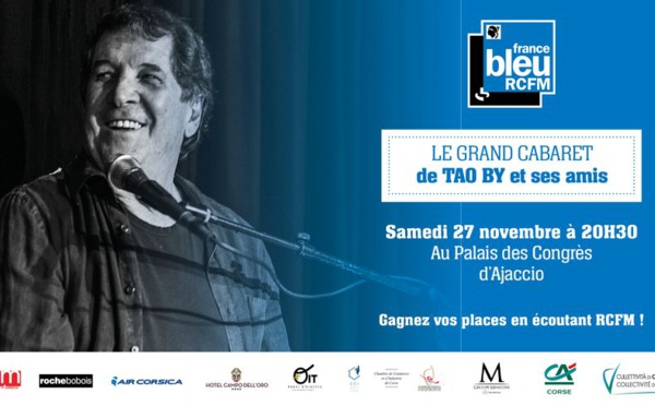 Hommage à Petru Guelfucci lors du cabaret de Tao-By qui s'est déroulé le Samedi 27 Novembre au Palais des congrès d'Ajaccio en partenariat avec la Collectivité de Corse !