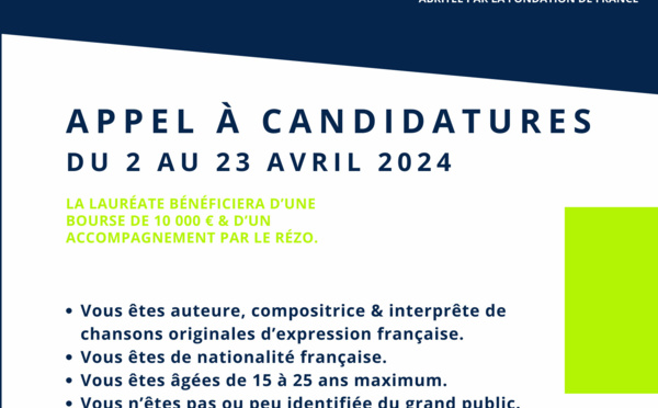 Appel à candidatures - Prix Cécile Pollet / Le Rézo 2024
