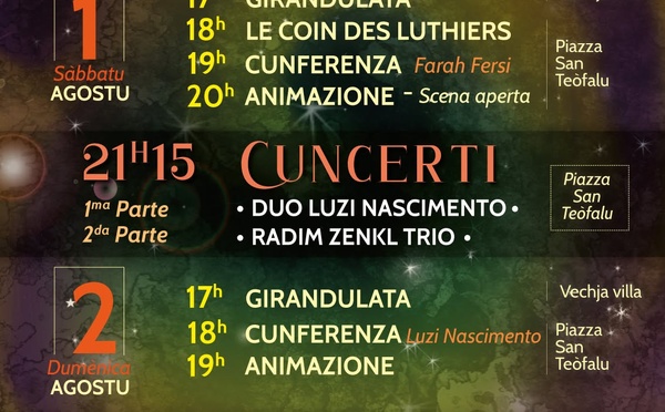 8ème édition des Notte di a Mandulina organisée par l'association Mandeo - Vechja villa / Piazza San Teofalu - Corti 