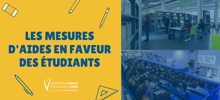 E misure d'aiutu di a Cullettività di Corsica pè i studienti E misure d'aiutu di a Cullettività di Corsica pè i studienti