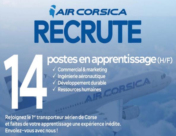 Air Corsica recrute en apprentissage
