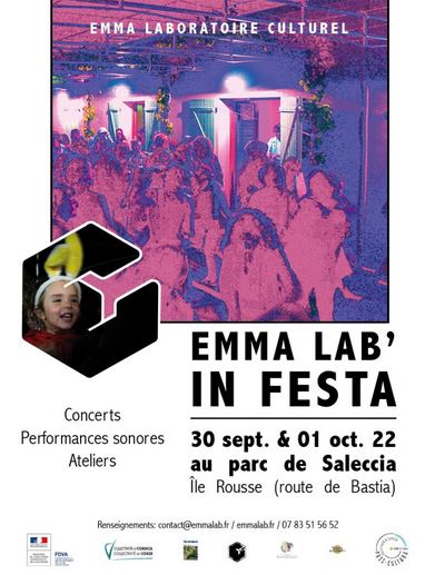 Emma lab'in Festa  …. Les 30 et 01 septembre au Parc de Saleccia.