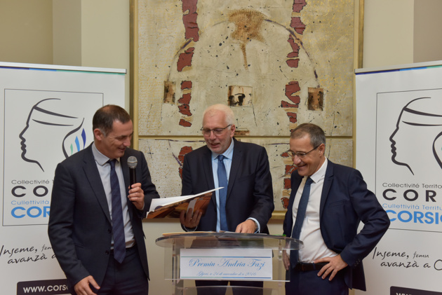 Ceremonia di premiazione “Premiu Andria Fazi” ghjovi, u 24 di novembre di u 2016 à 11 ore é mezu à a Cullettività territuriale di Corsica