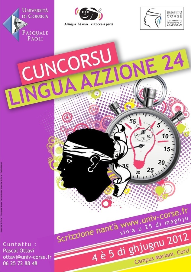 Lingua Azzione 24 à l'Università di Corsica Lingua Azzione 24 à l'Università di Corsica
