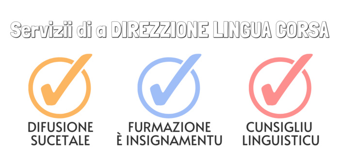 I servizii di a Direzzione Lingua Corsa è e so azzione :