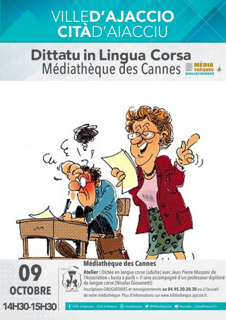 Un'ochju nant'à a "CITÀ D'AIACCIU" per i 10 anni di a FESTA DI A LINGUA di u 2021! Un'ochju nant'à a "CITÀ D'AIACCIU" per i 10 anni di a FESTA DI A LINGUA di u 2021!